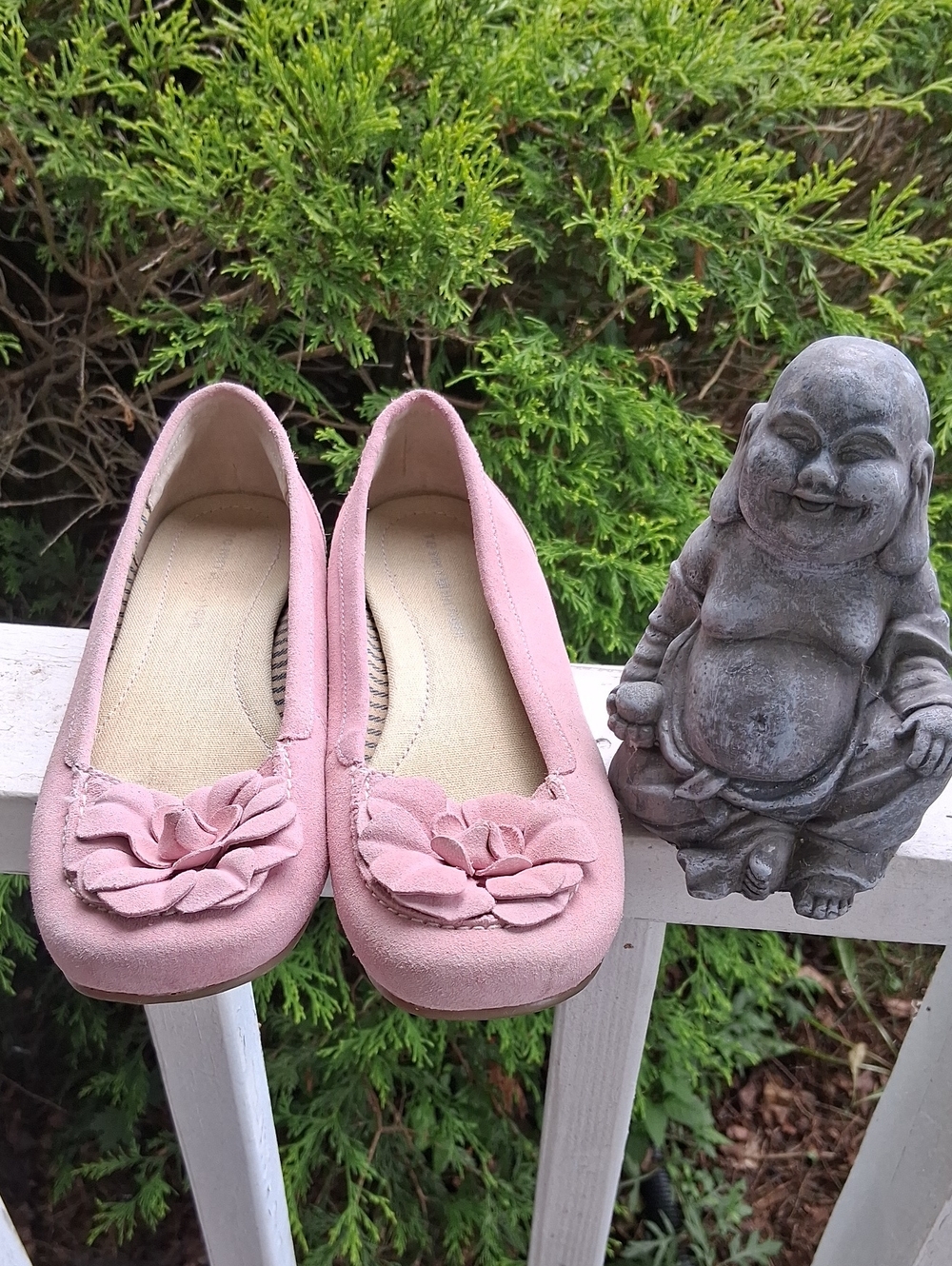 Tommy Hilfiger Women’s Dusty Pink Floral Ballet Flats